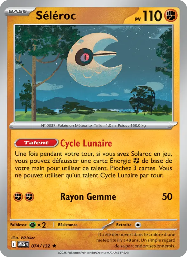 Carte Séléroc 074/132 - Méga-Évolution