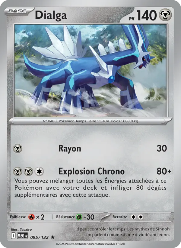 Carte Dialga 095/132 - Méga-Évolution