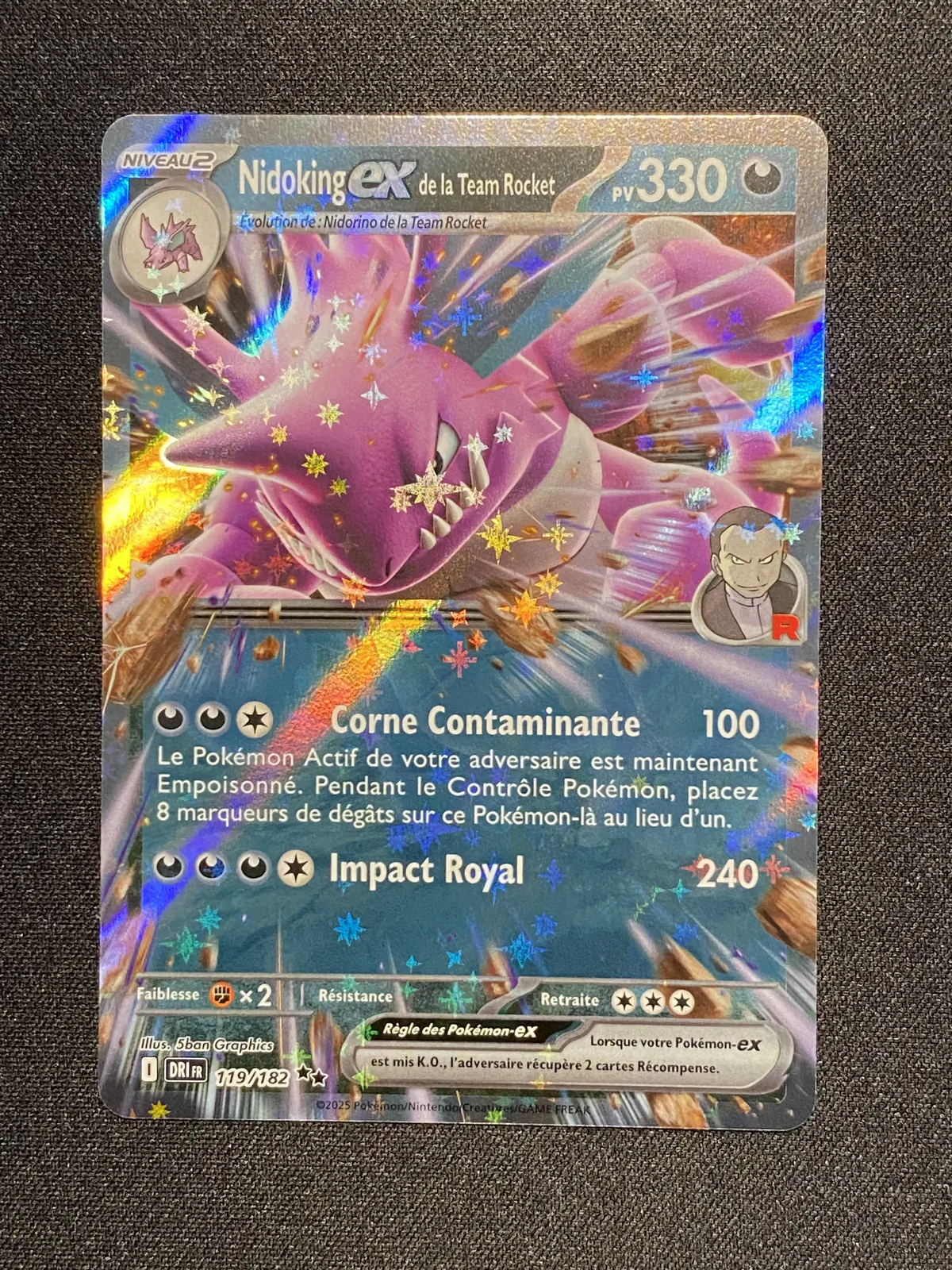 Nidoking EX de la Team Rocket